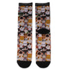 Cat Rescue My Favorite Breed is Rescue Crew Sock Multi