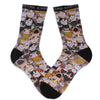 Cat Rescue My Favorite Breed is Rescue Crew Sock Multi