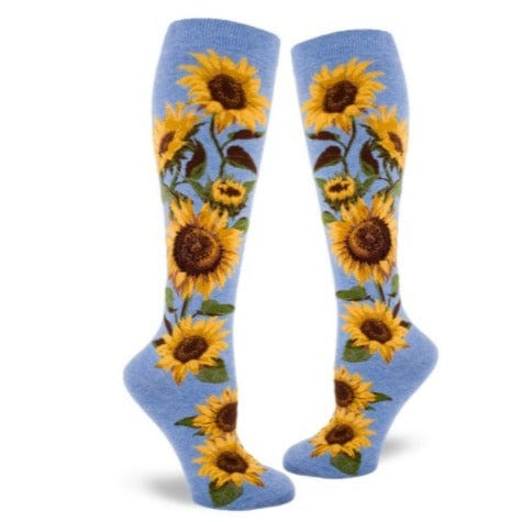 Sunflower Blue Women's Knee High Socks Blue