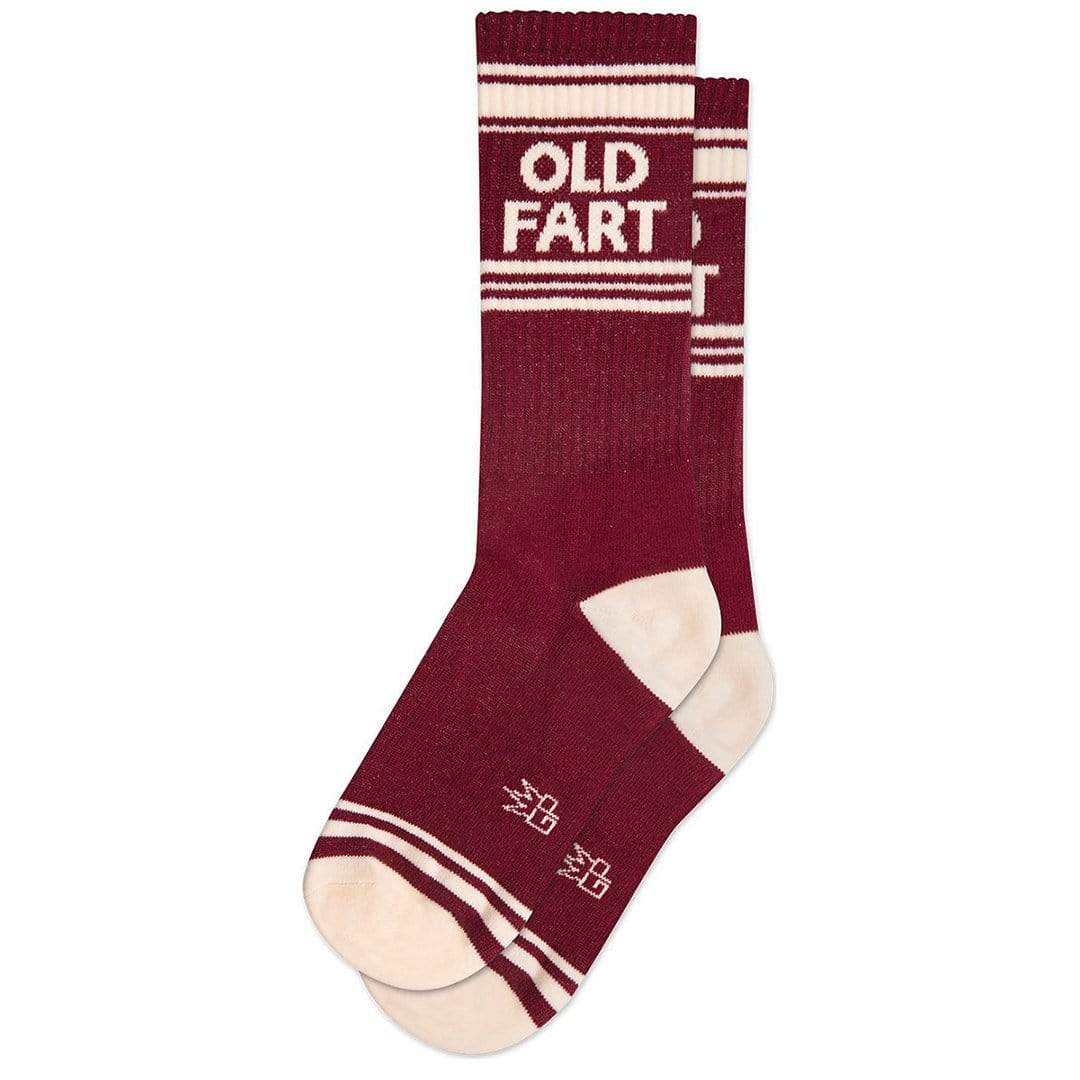 Old Fart Unisex Crew Sock Red