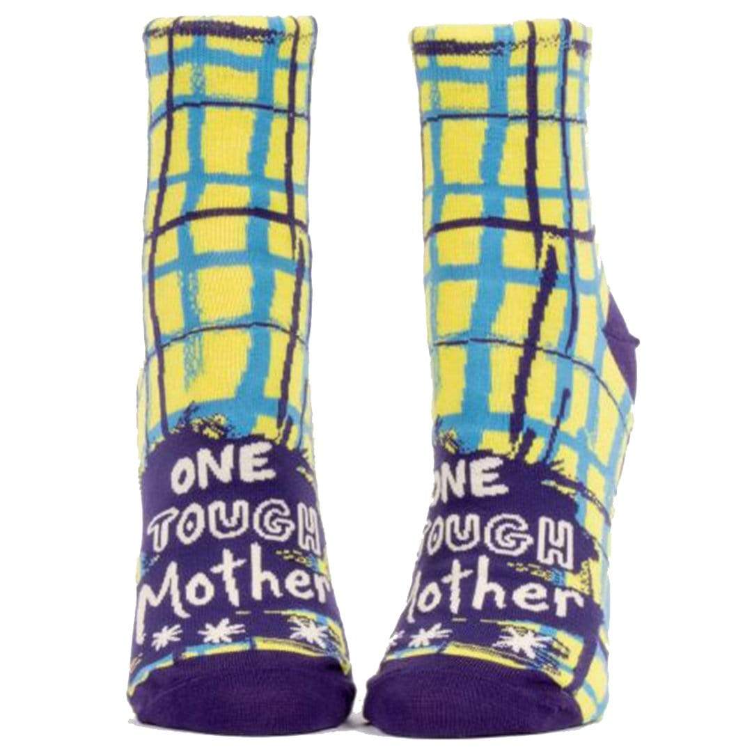 One Tough Mother Socks Women's Ankle Sock Yellow