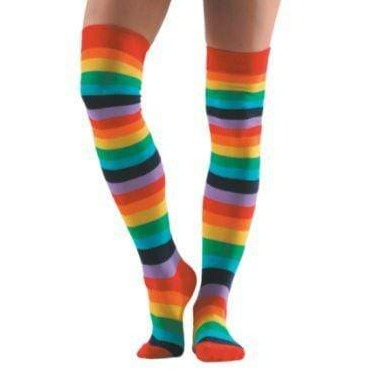 Rainbow Over The Knee Women&#39;s Socks Rainbow
