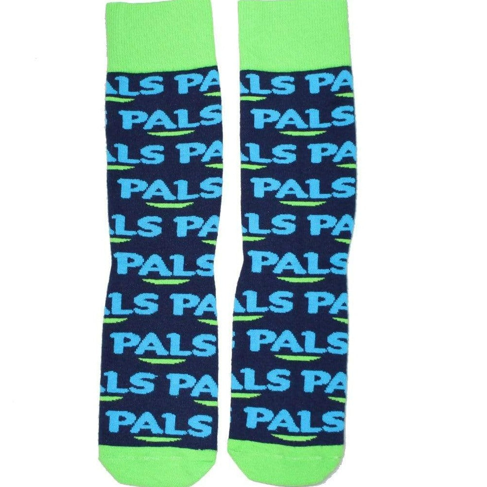 Pals Socks Unisex Crew Sock One Size Fits Most / Blue