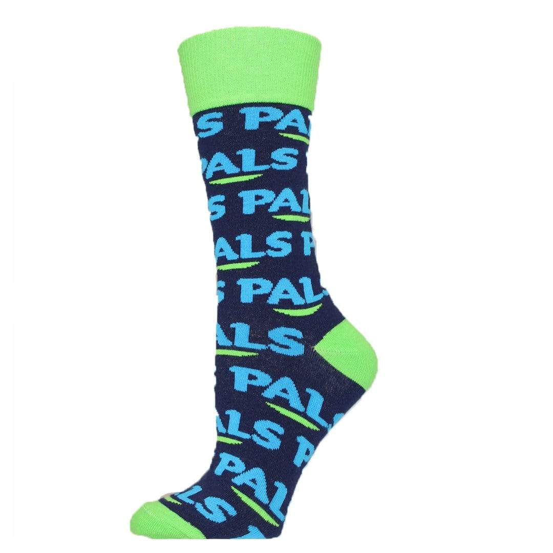 Pals Socks Unisex Crew Sock One Size Fits Most / Blue