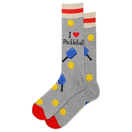 Men's Pickleball Crew Sock Grey