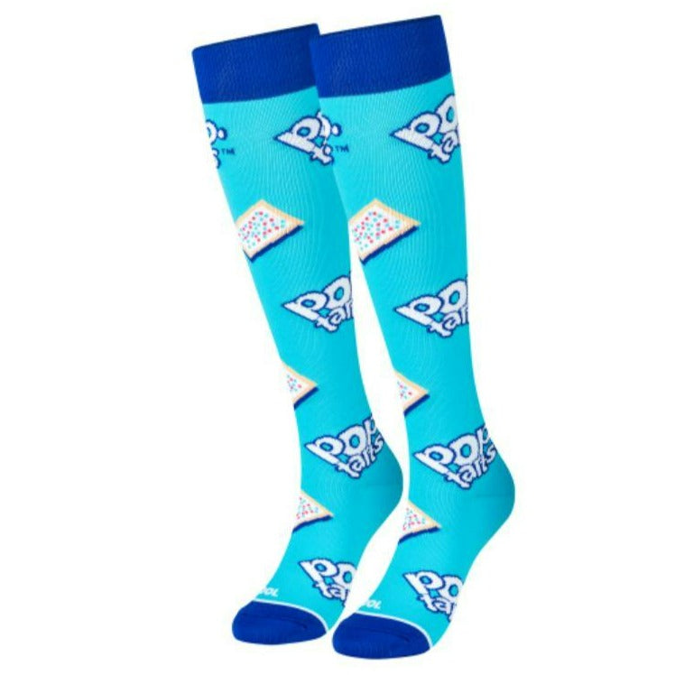Pop Tarts Women&#39;s Compression Socks Blue