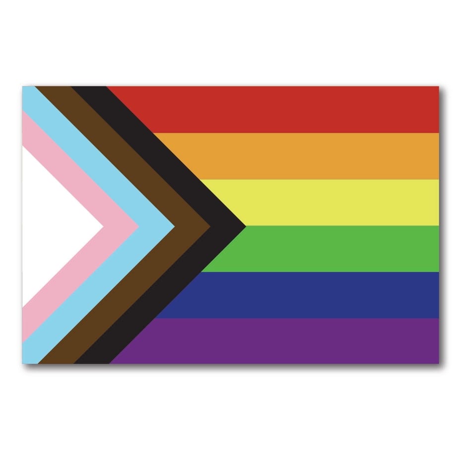 Progress Pride Flag Sticker Multi