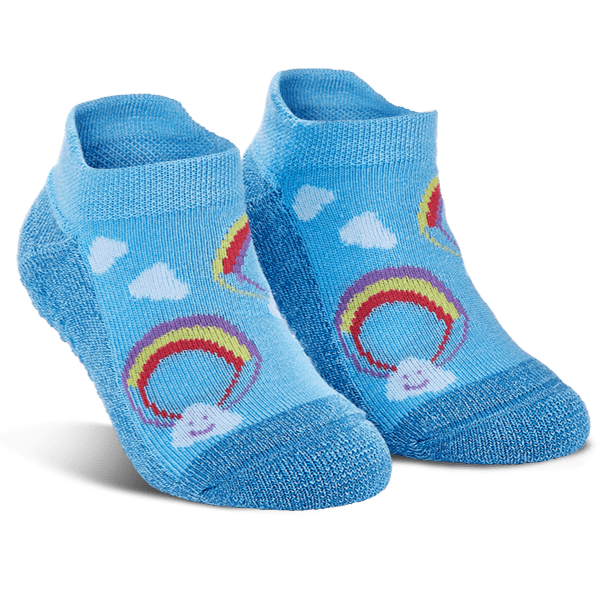 Super Benji&#39;s Rainbows Ankle Socks Blue / Kiddos