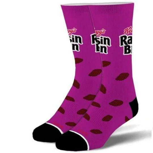 Raisin Bran Men's Crew Socks Purple