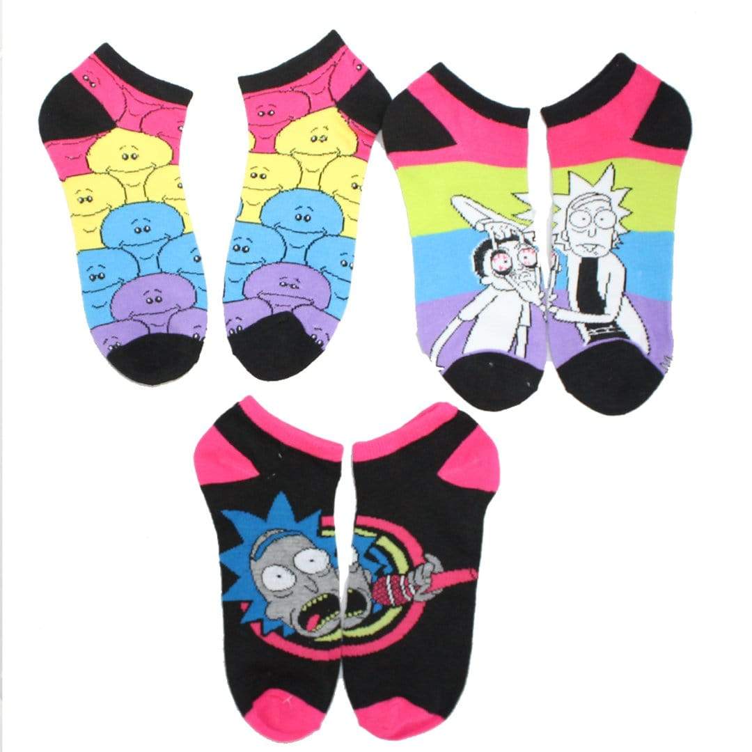 Rick & Morty Socks 6pack Ankle Socks Johns Crazy Socks