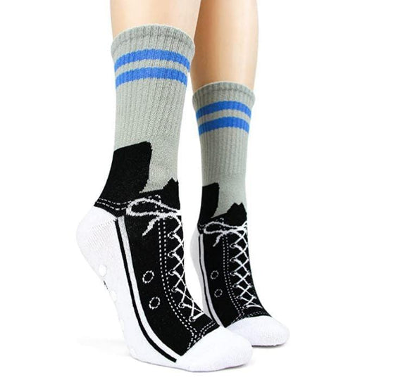 Sneaker Women's Slipper Socks Black