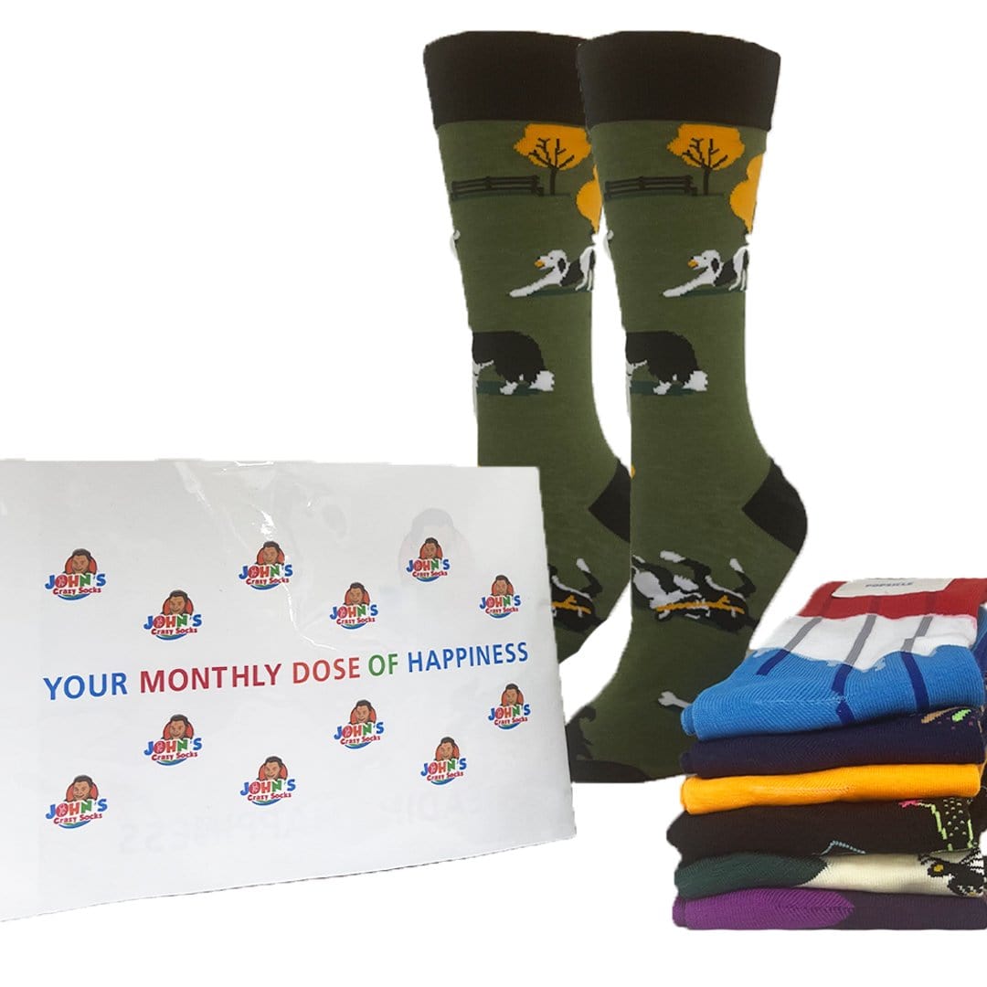 Sock of the Month Club  Monthly Socks Subscription - John's Crazy