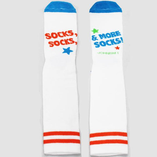 Johnism Socks, Socks, and More Socks Crew Sock