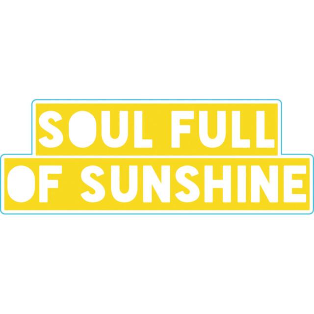 Soul Full of Sunshine Sticker Yellow