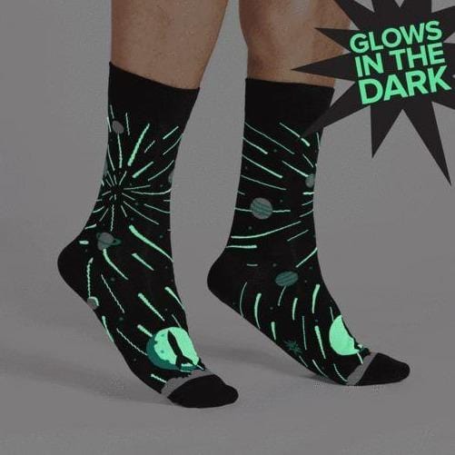 Speed Of Feet Men's Crew Socks Black