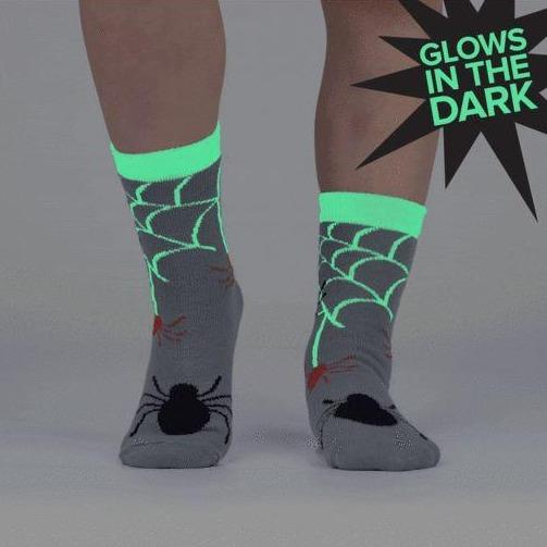 Spider Senses Junior Crew Sock Grey