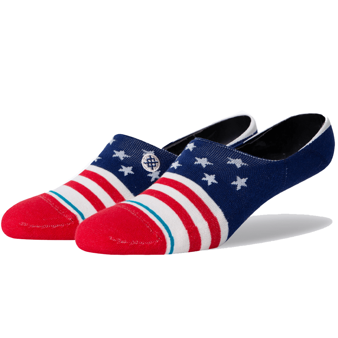 The Fourth St  Men's Liner Sock Red