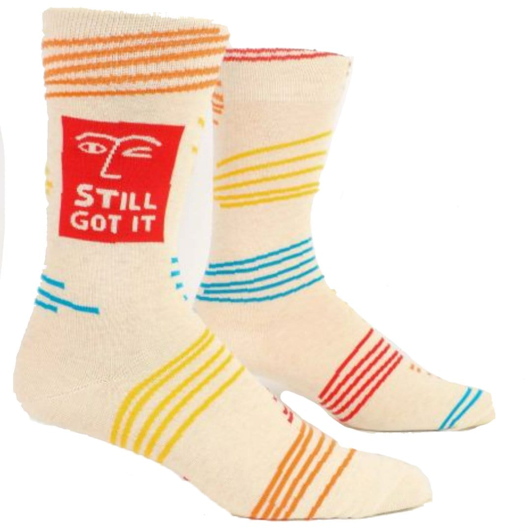 Still Got It Men's Crew Socks Ivory