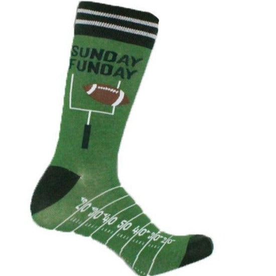 Sunday Funday Socks Crew Sock Green / Men&#39;s