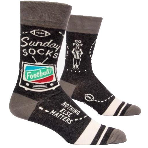 Sunday Football Socks Men’s Crew Sock brown