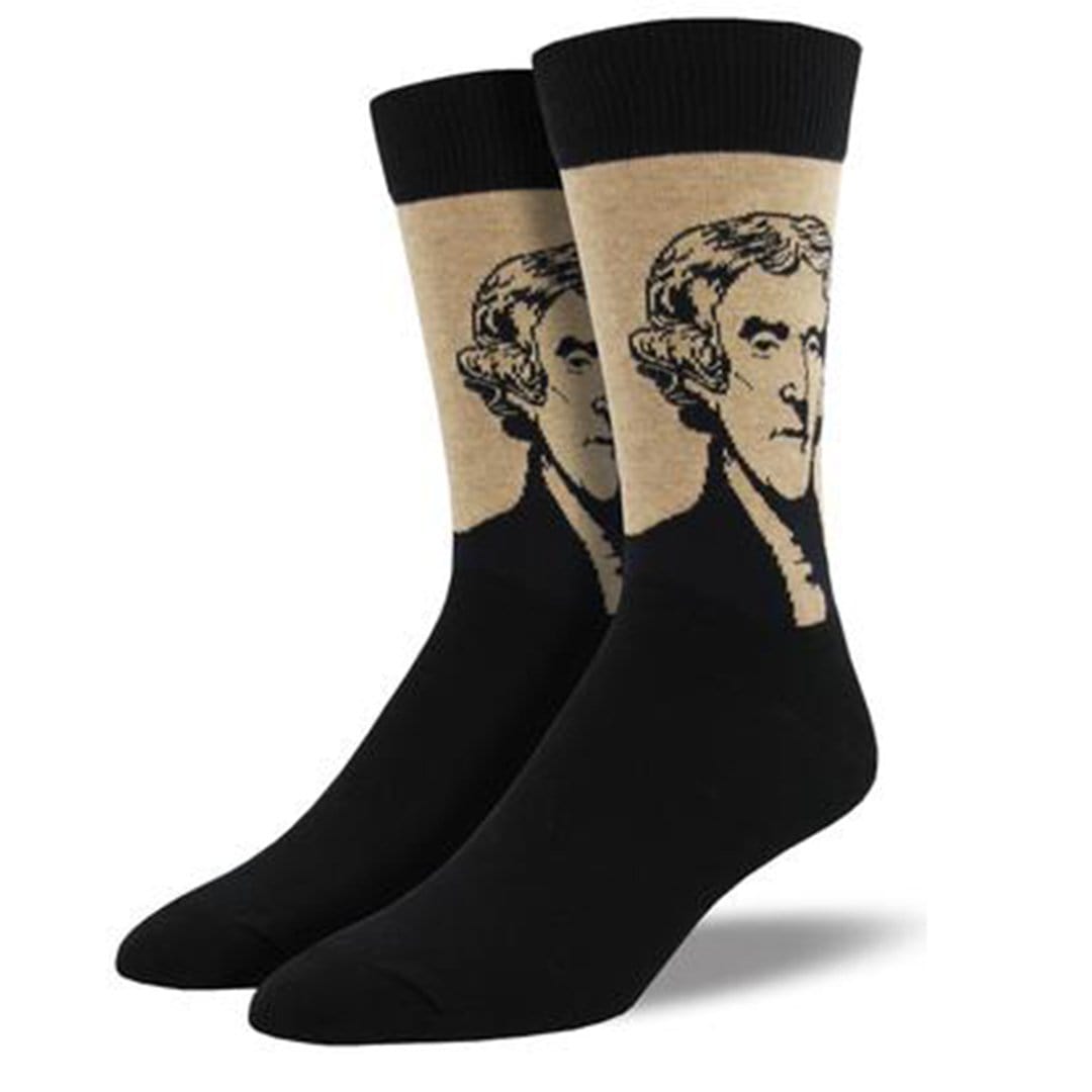 Thomas Jefferson Socks Men’s Crew Sock Hemp