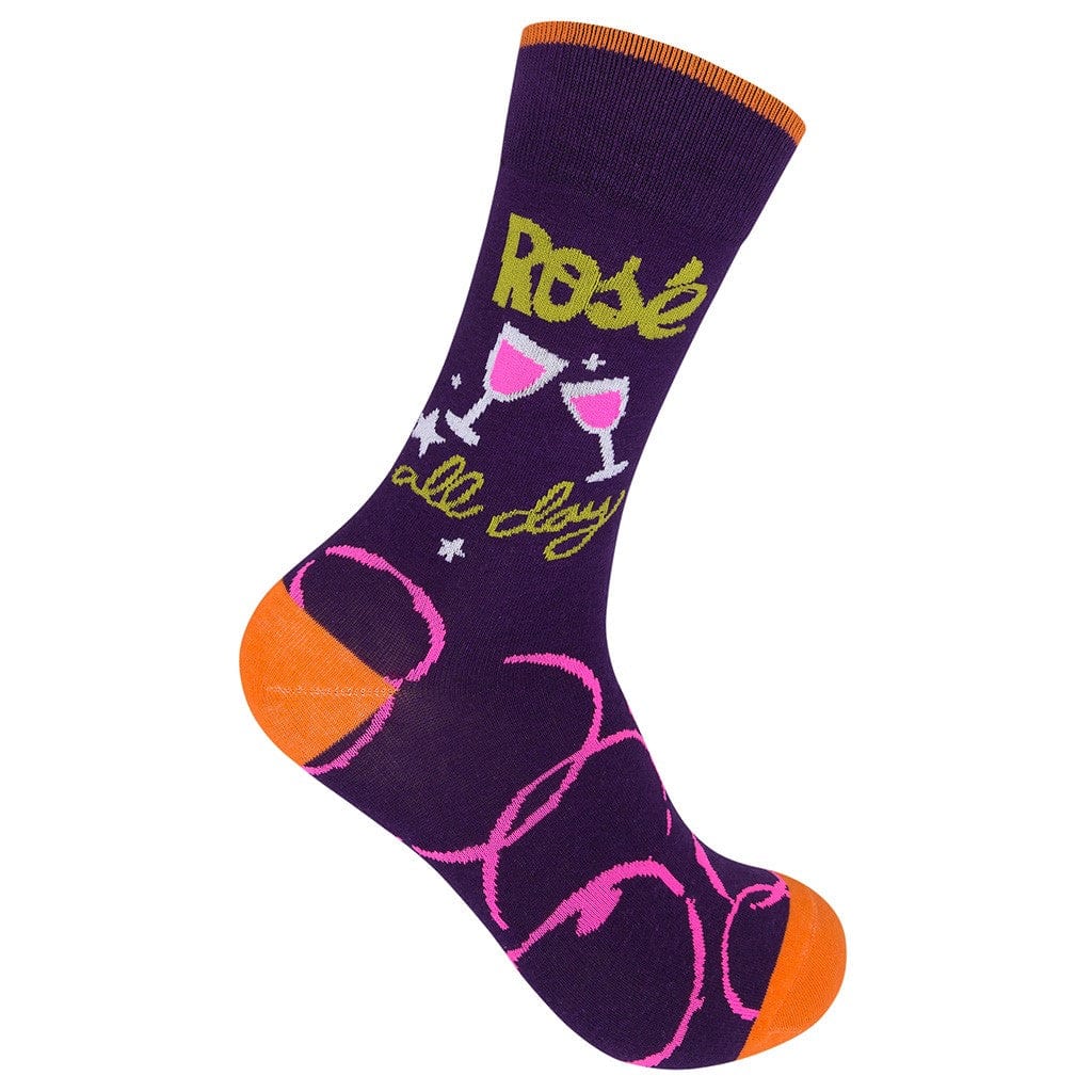 Rose All Day Unisex Crew Socks Purple