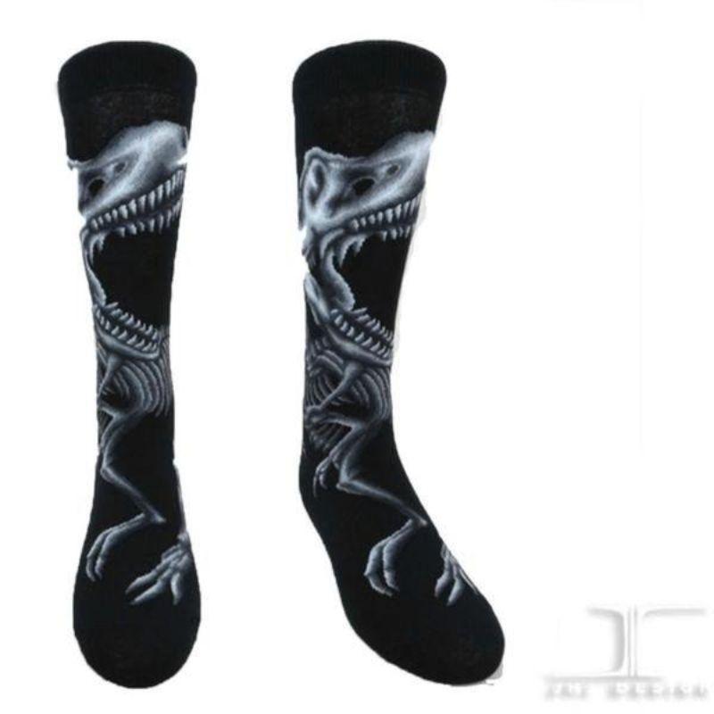 Tyrannosaurus Rex Socks Unisex Crew Sock black