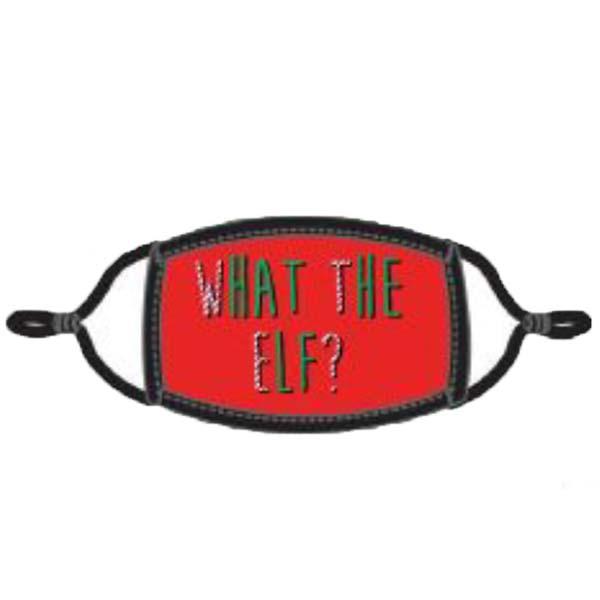 What the Elf Face Mask Red