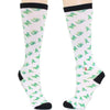 Cerebral Palsy Awareness Pattern Knee High Sock White