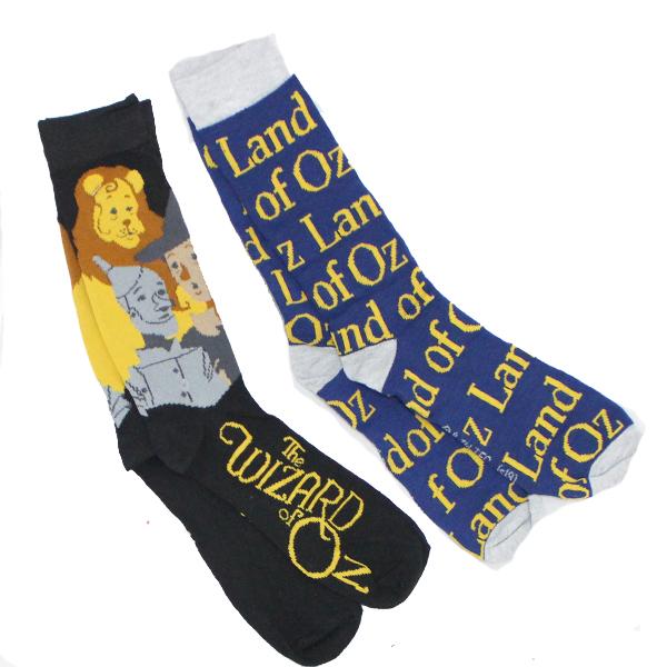 Wizard Of Oz Socks 2 Pack - Johns Crazy Socks