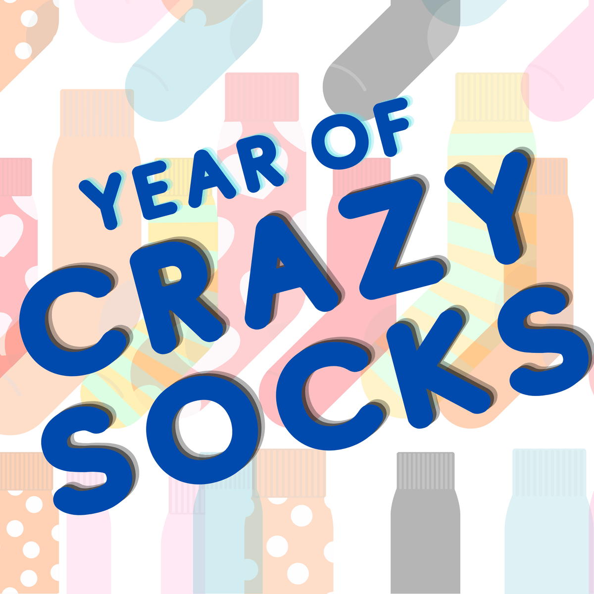 Year of Crazy Socks Gift Box For Her